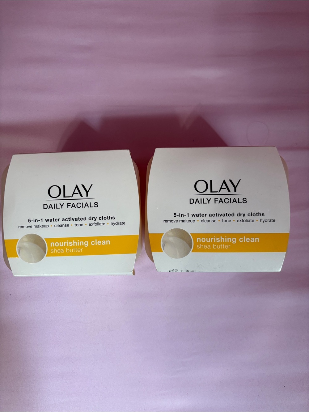 OLAY Daily Facials Nourishing Clean Shea Butter -  Bundle of 2